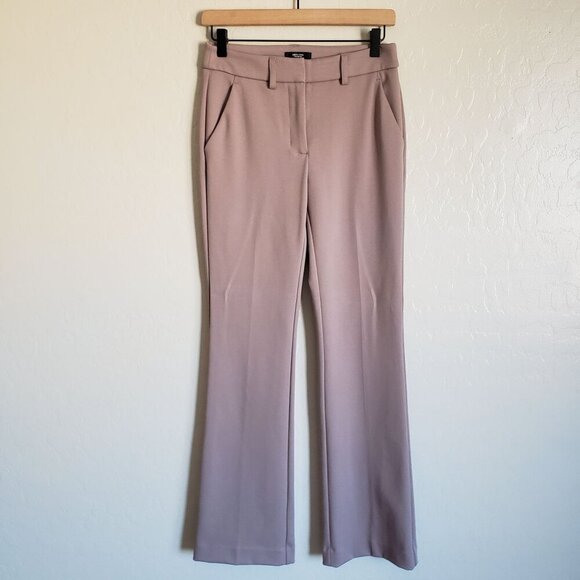 Simply Vera Vera Wang High-Waisted Flare Trouser Pants Sz Womens 2 Career Office - Picture 1 of 12